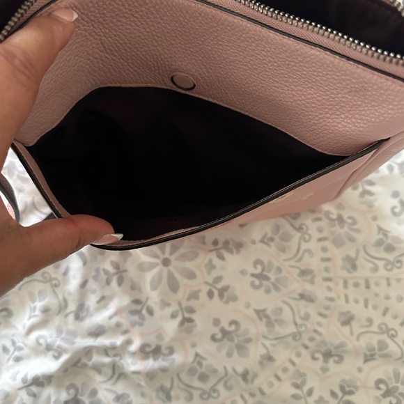 Coach blush pink floral leather crossbody - Picture 7 of 7